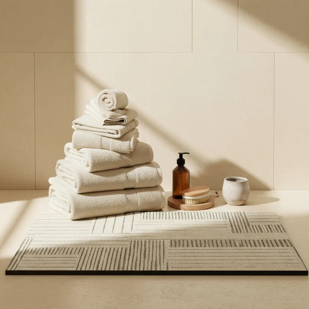 Diatomite Dark Bath Mat
