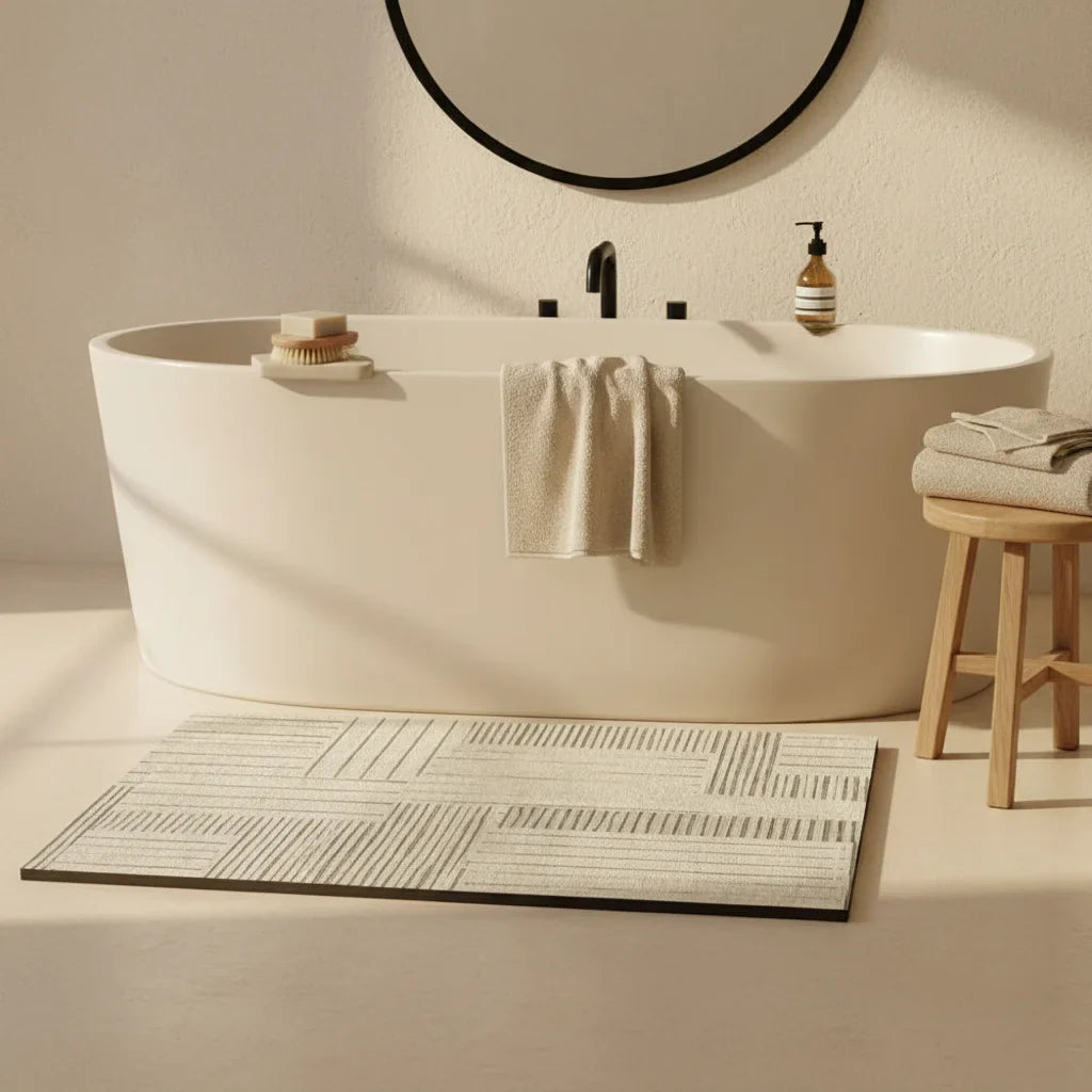 Diatomite Dark Bath Mat