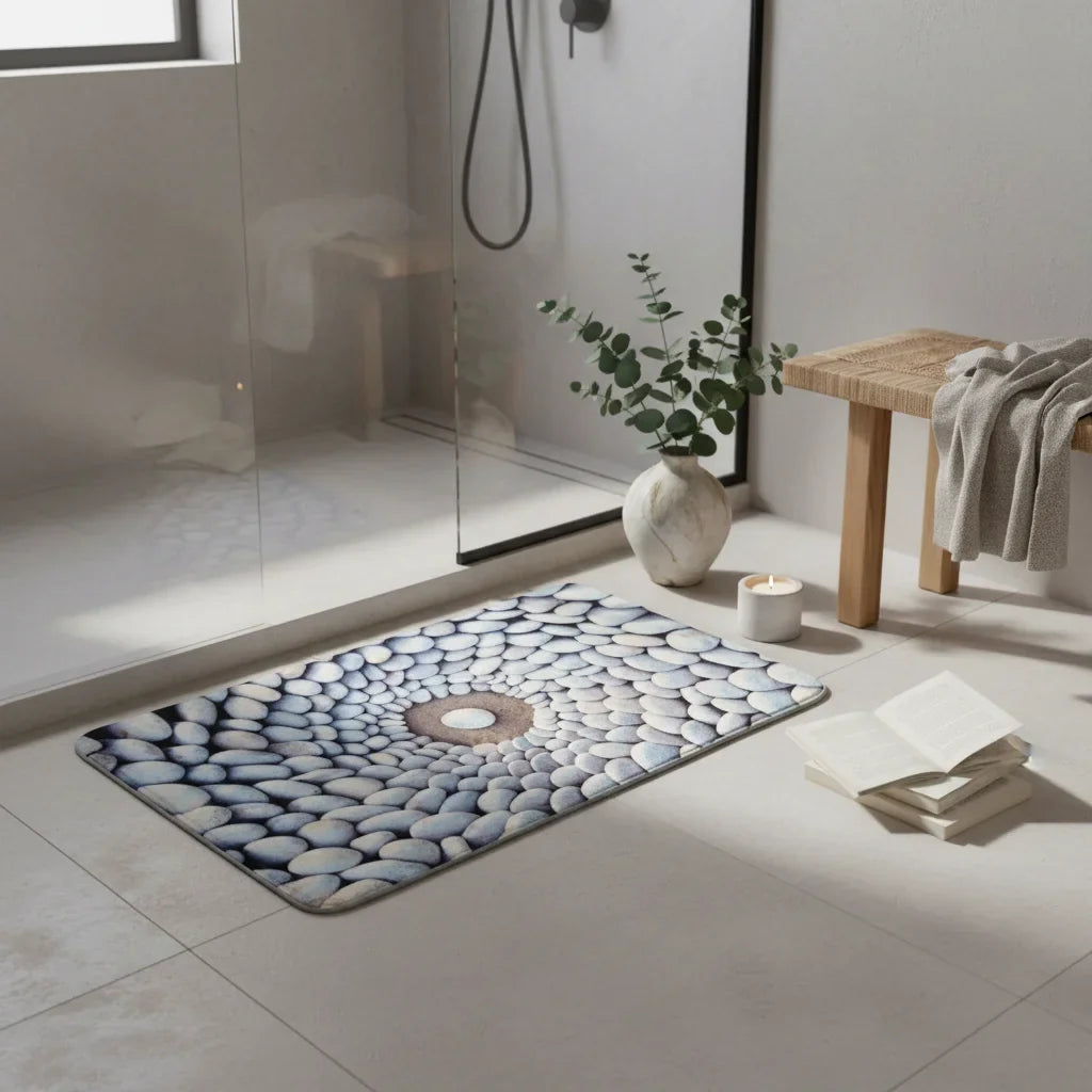 Effect Pebble 60x90cm Bath Mat