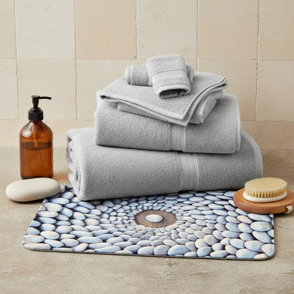 Effect Pebble 60x90cm Bath Mat