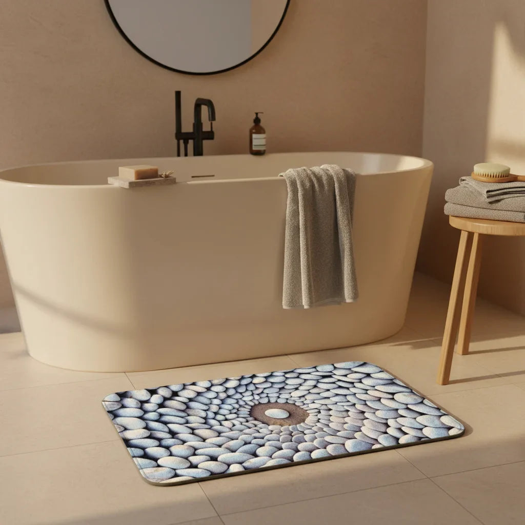 Effect Pebble 60x90cm Bath Mat
