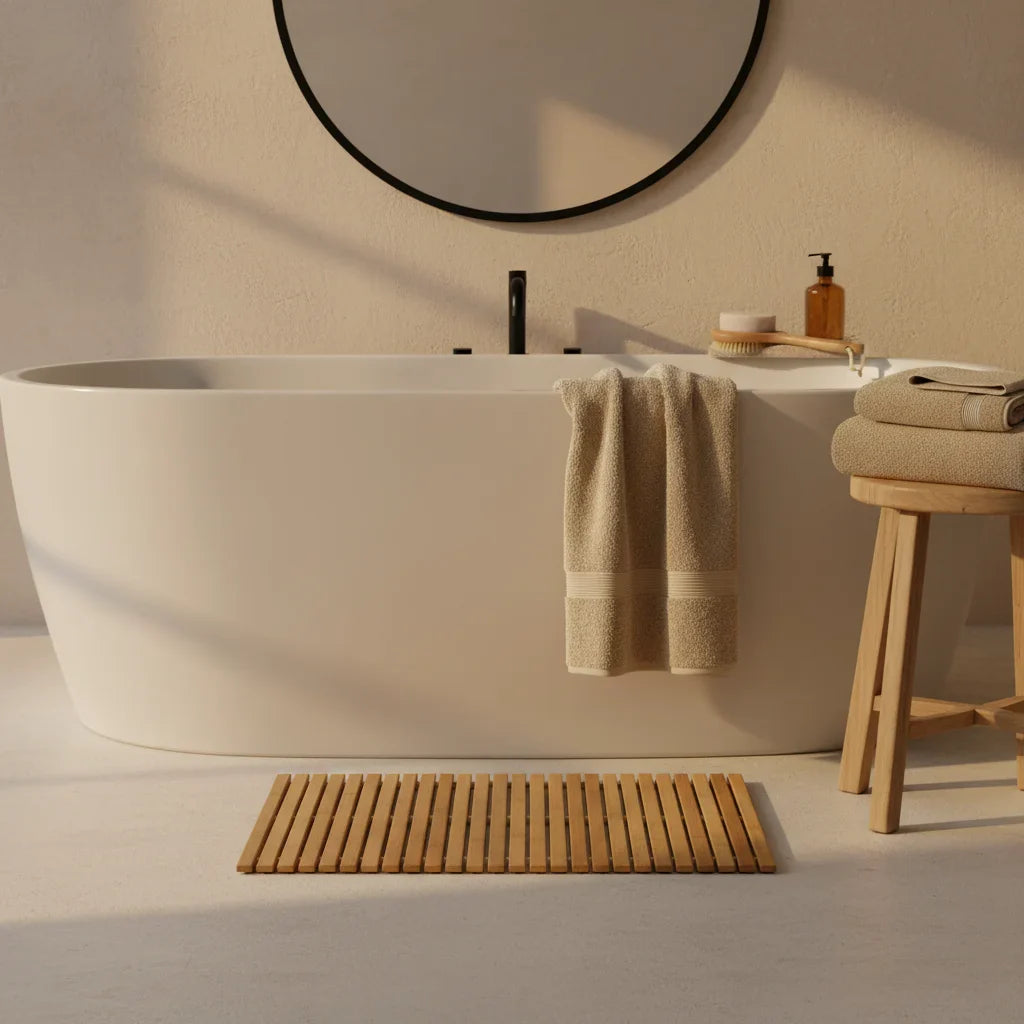 Bamboo Bath Mat