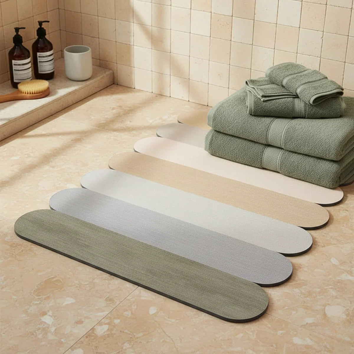 Flexible Mineral Diatomite Bath Mat