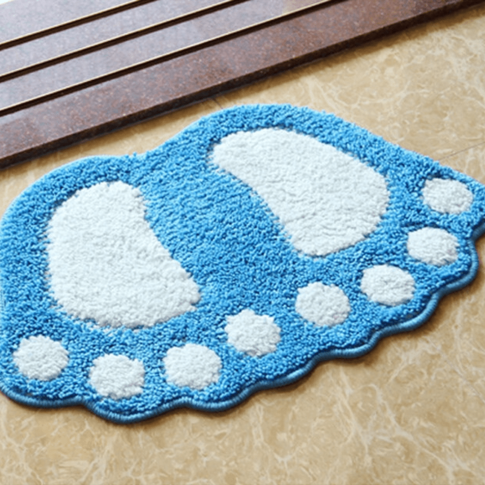 Foot Shape Bath Mat
