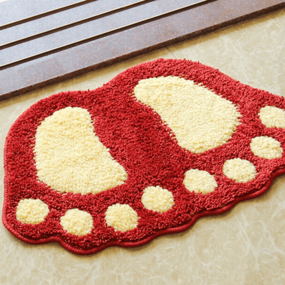 Foot Shape Bath Mat