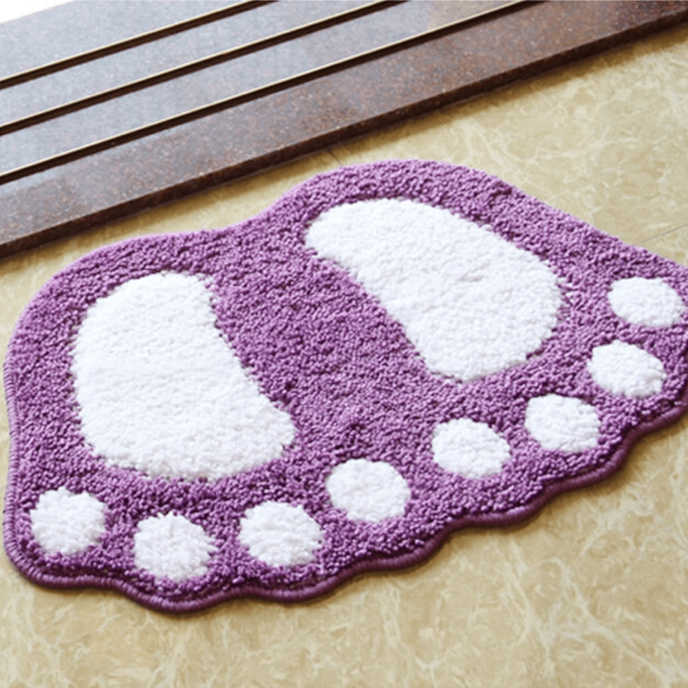 Foot Shape Bath Mat