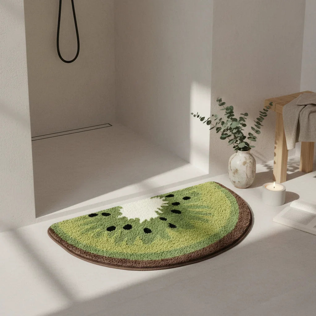 In Shape Half Moon Bath Mat