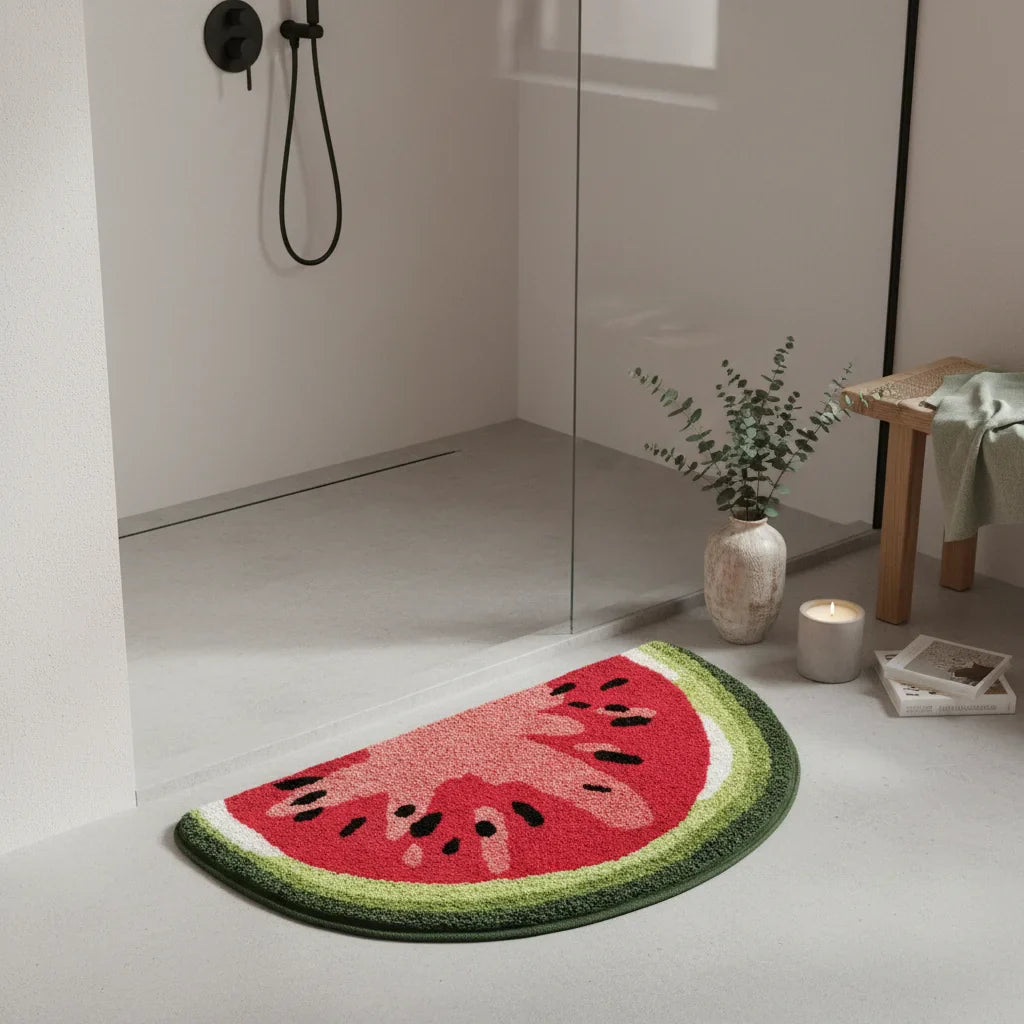 In Shape Half Moon Bath Mat - color variations