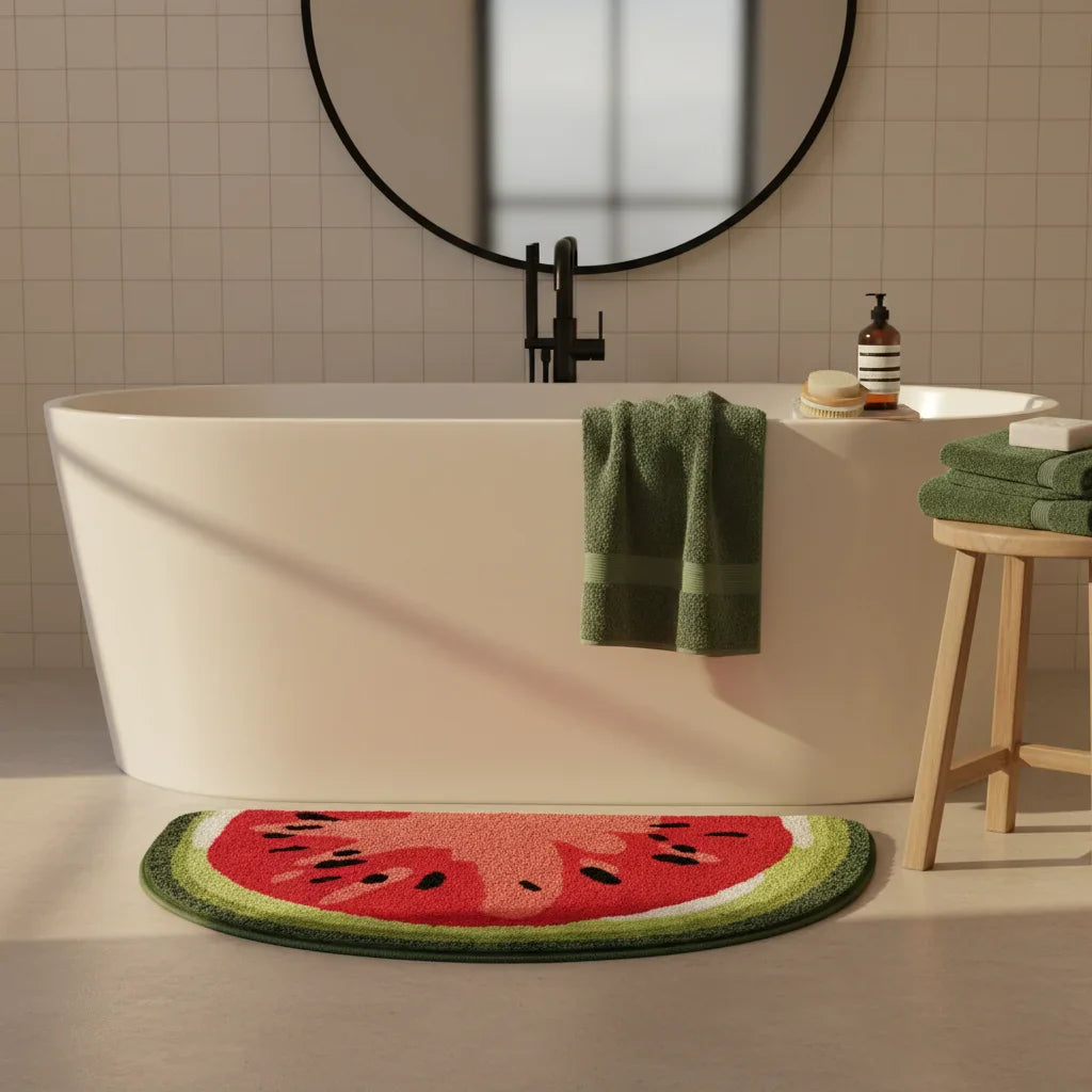 In Shape Half Moon Bath Mat - view 9