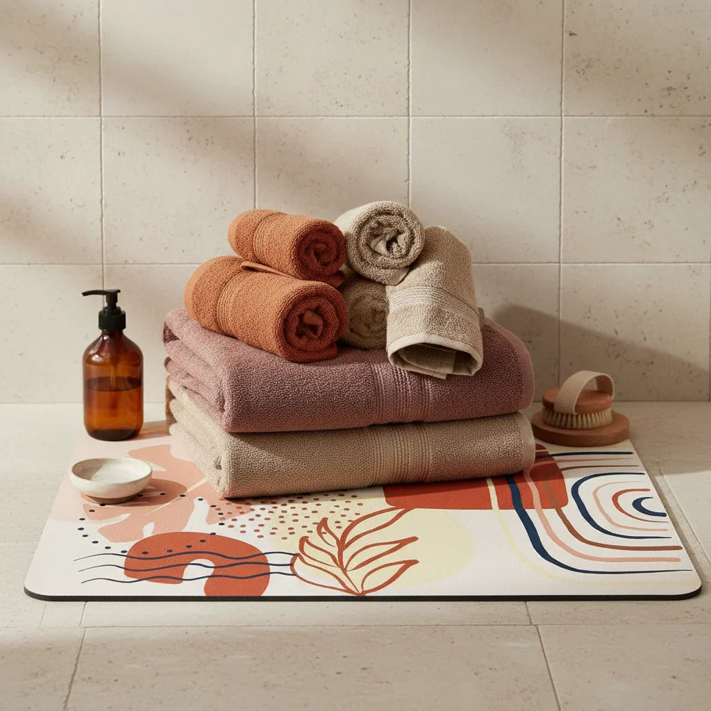 Diatomaceous Earth Bath Mat