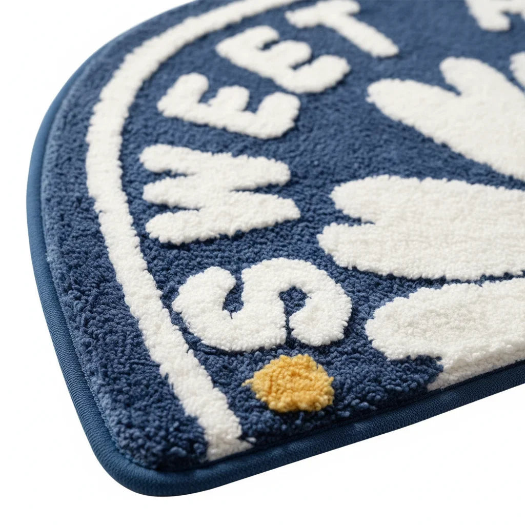 Thick Half Moon Bath Mat