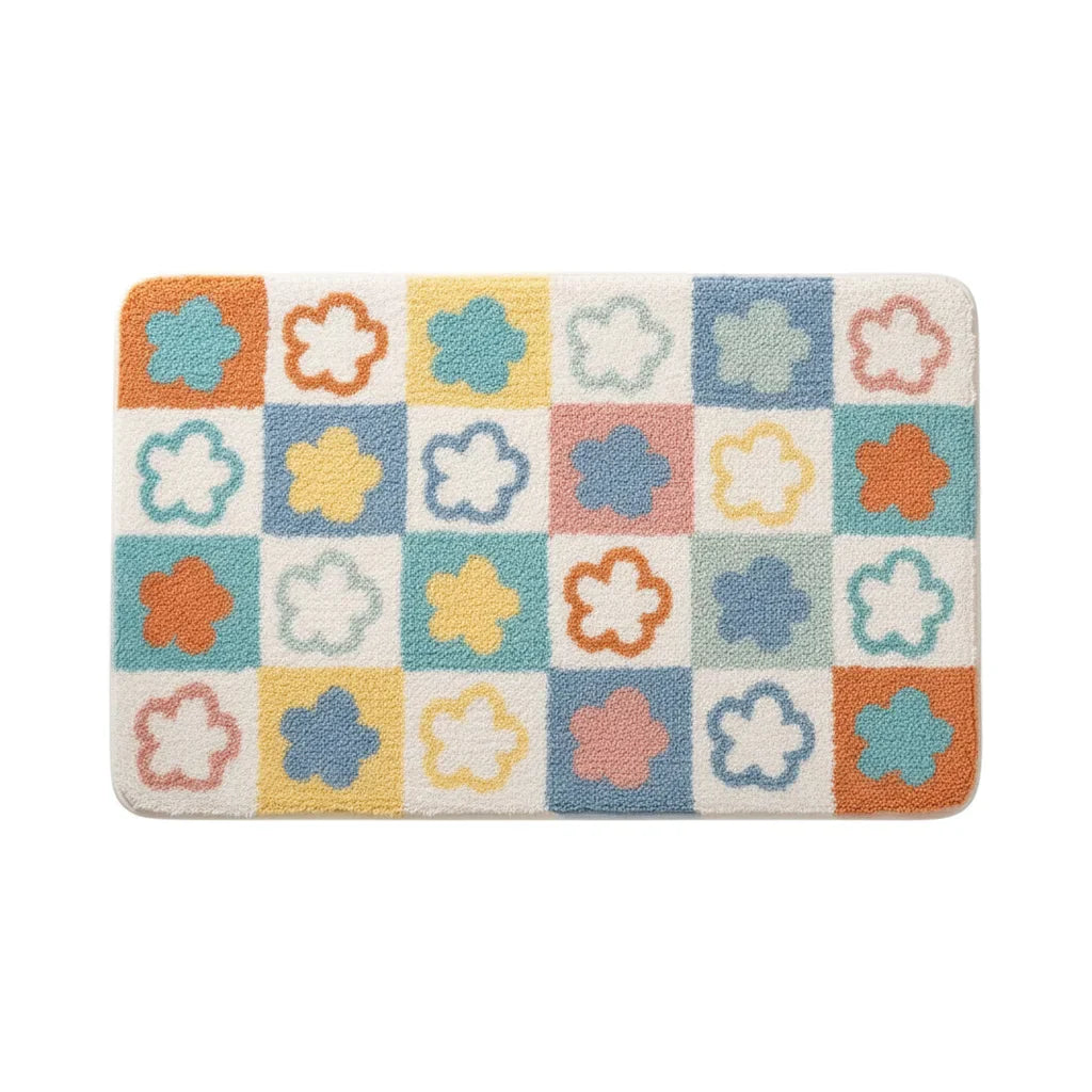 Flower Bath Mat