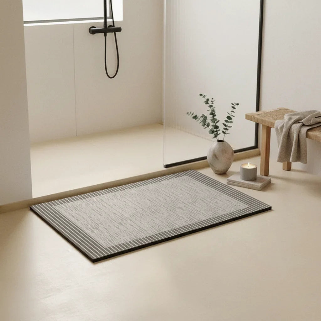 Gray Charcoal Bath Mat