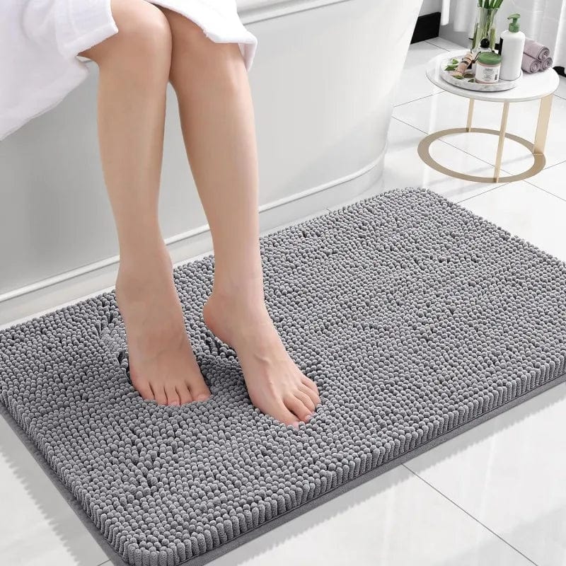 Gray Caterpillar Comfort Bath Mat - color variations