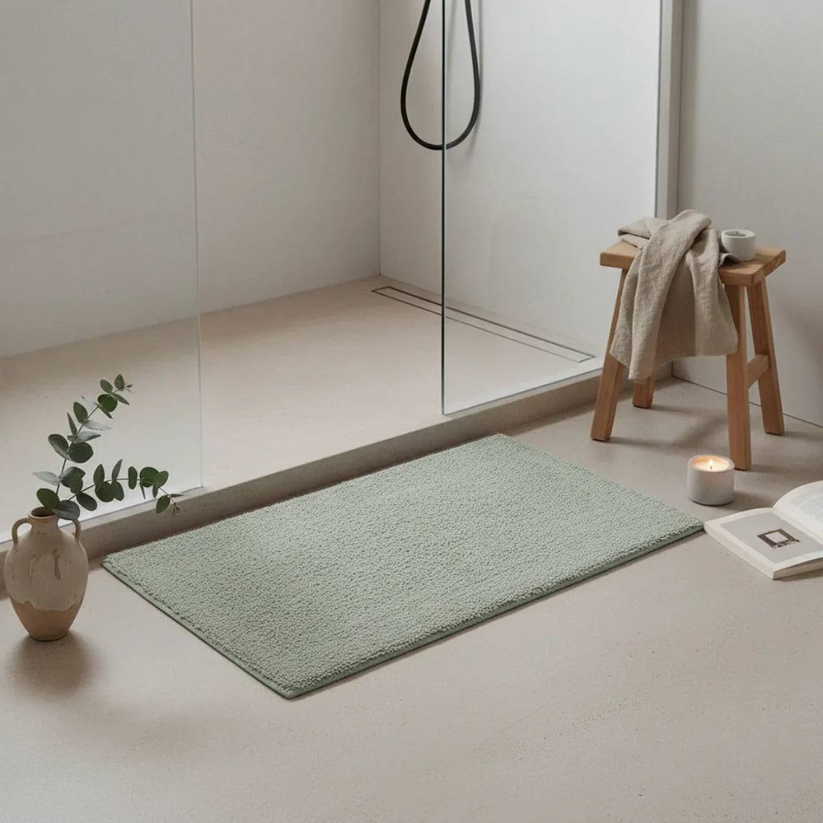 Gray Light Bath Mat