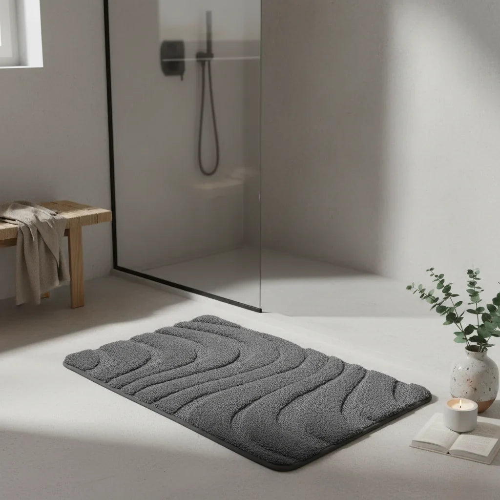 Gray Dark Bath Mat