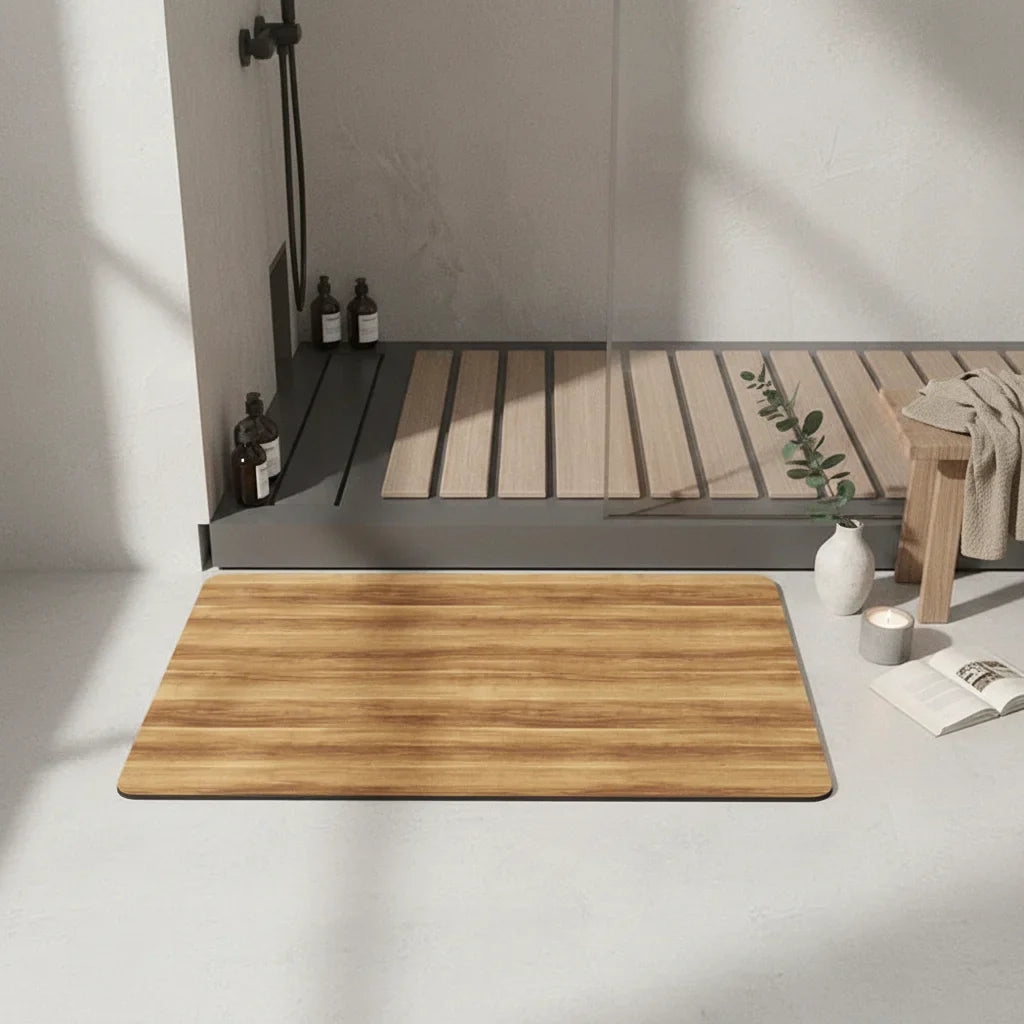 Imitation Wood Bath Mat