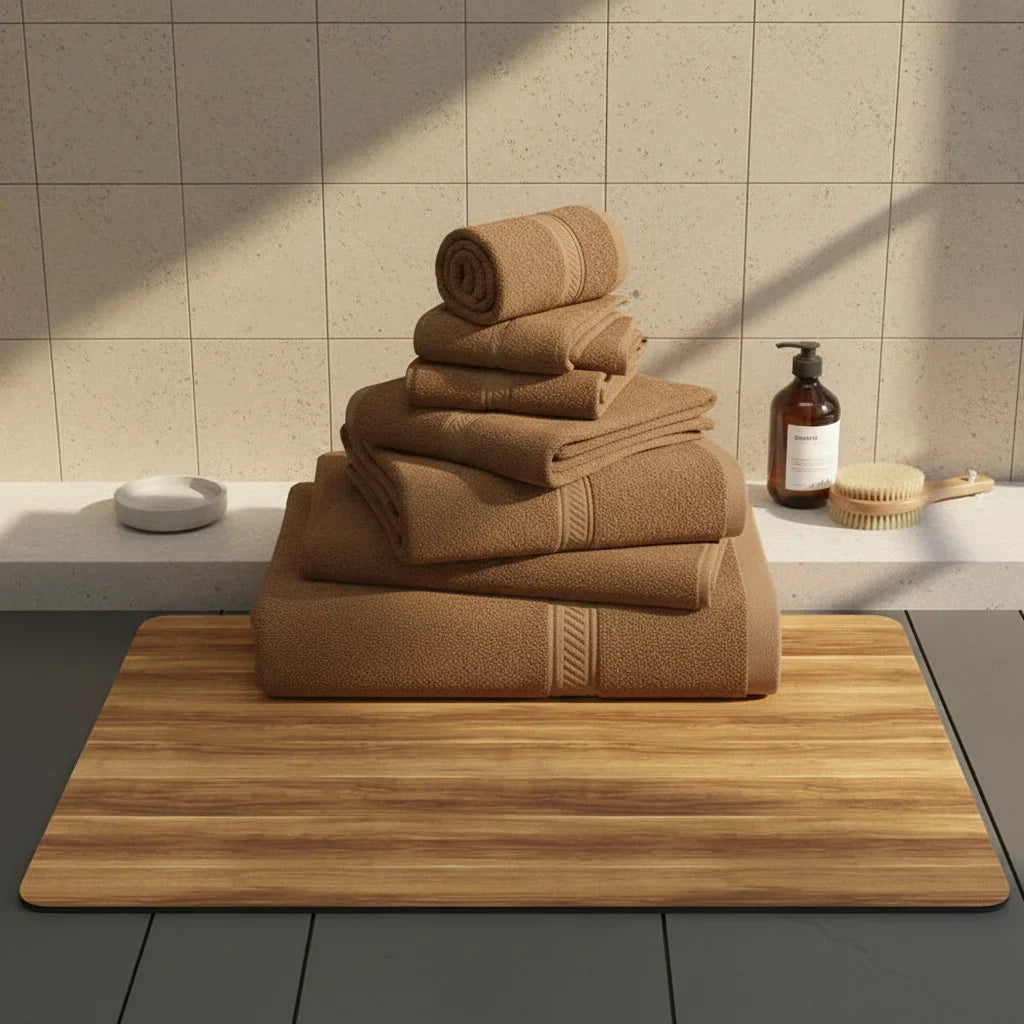 Imitation Wood Bath Mat