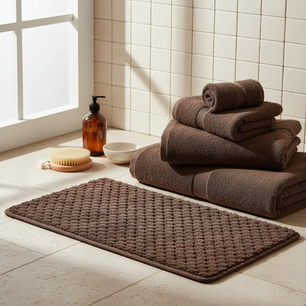 Brown Chocolate Bath Mat