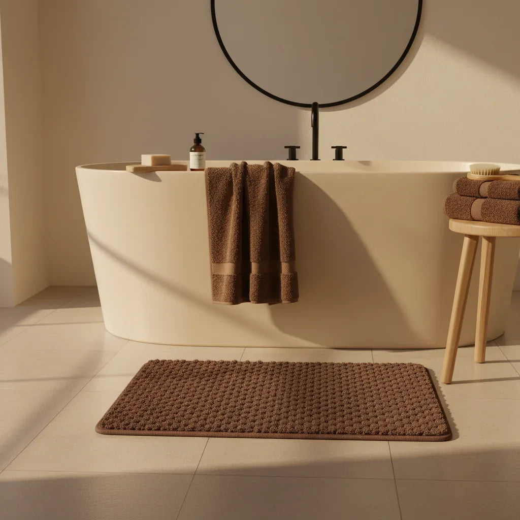 Brown Chocolate Bath Mat
