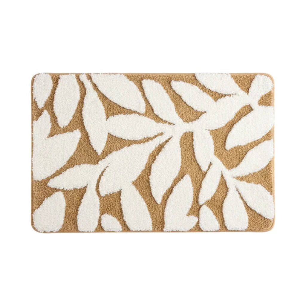 Pattern Leaf Bath Mat