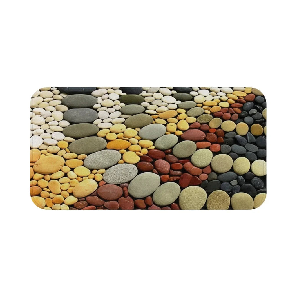 Pebble Pattern Bath Mat - care instructions