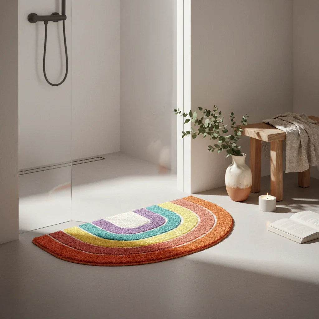 Multicolor Bath Mat