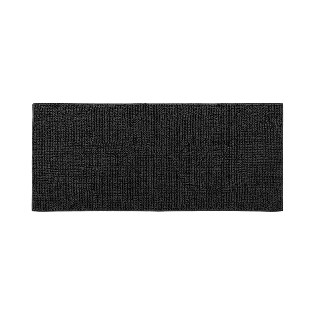 Black 120 Cm Bath Mat