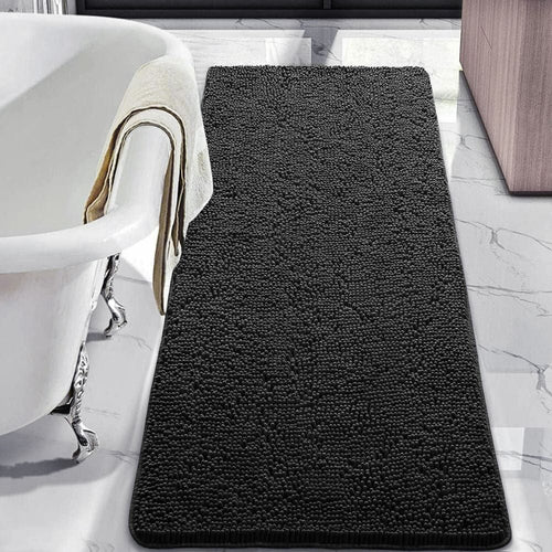 Black 40x55cm Bath Mat