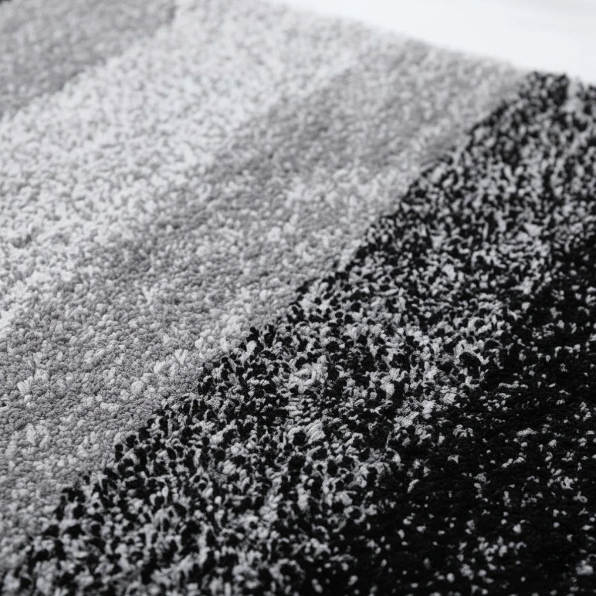 Black White Bath Mat