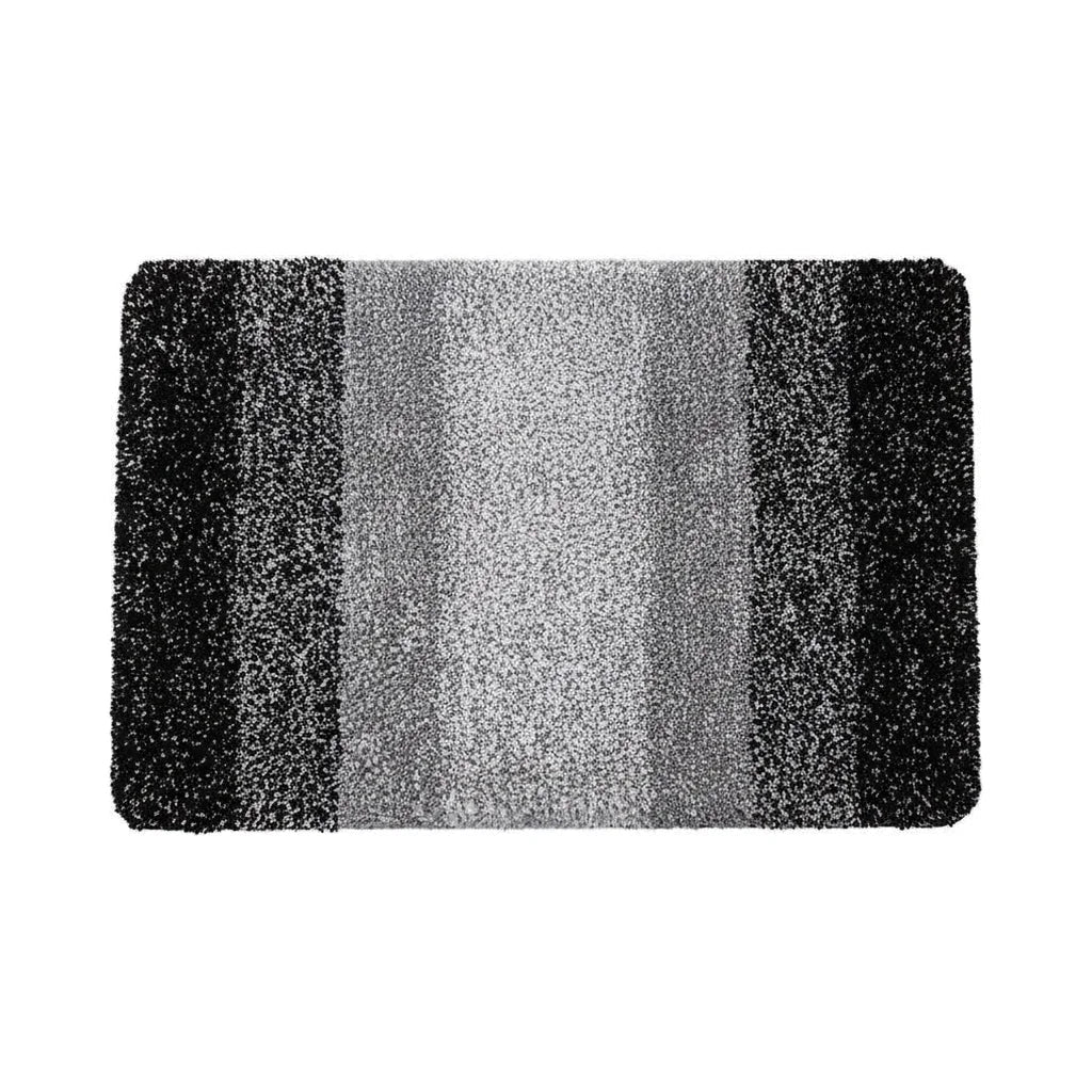 Black White Bath Mat