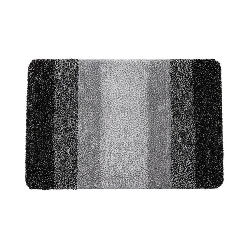 Black White Bath Mat