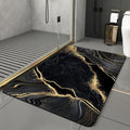 Black Gold Bath Matte
