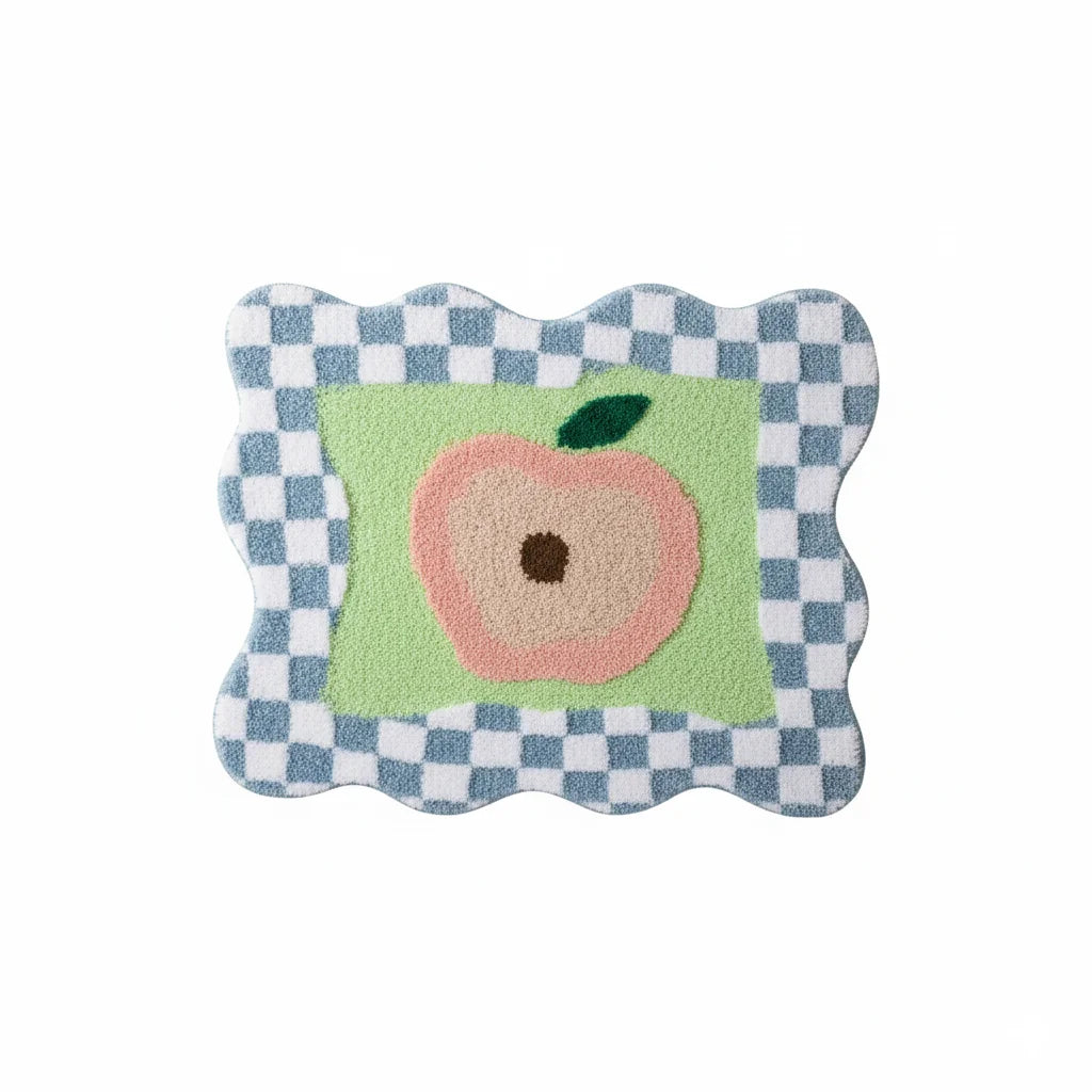 Peach Art Bath Mat
