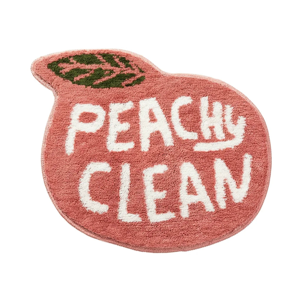 Peach Bath Mat
