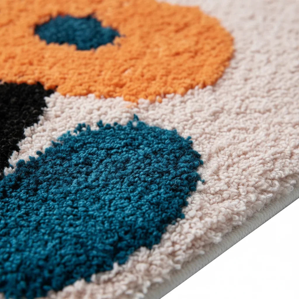 Small Flower Bath Mat