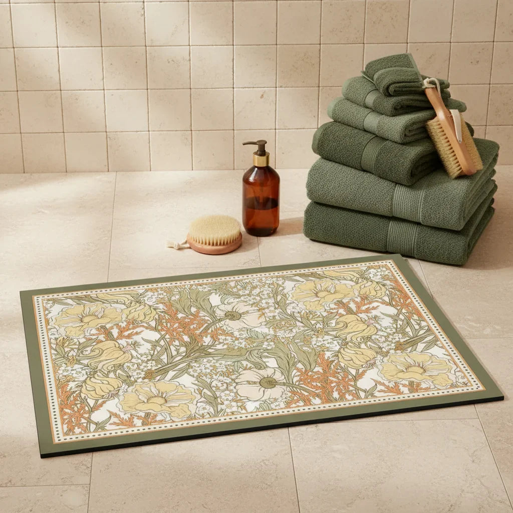 Ultra Absorbent Diatomite Bath Mat