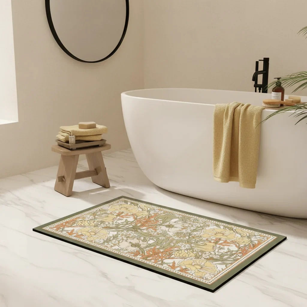 Ultra Absorbent Diatomite Bath Mat