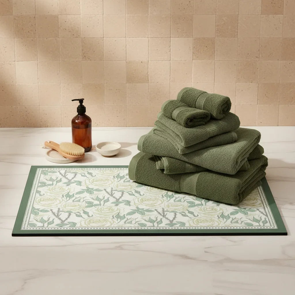 Ultra Absorbent Diatomite Bath Mat