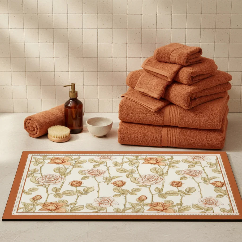 Ultra Absorbent Diatomite Bath Mat