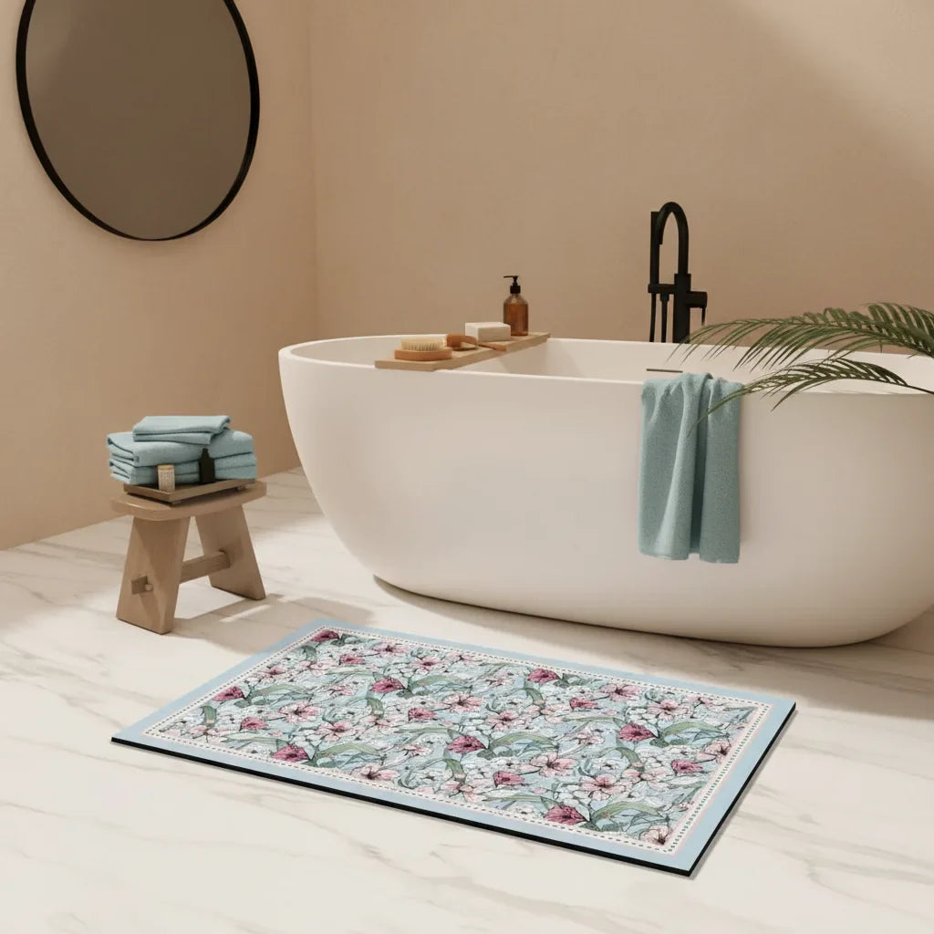 Ultra Absorbent Diatomite Bath Mat