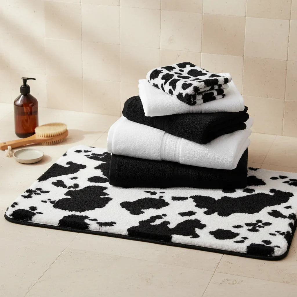 Cow Bath Mat