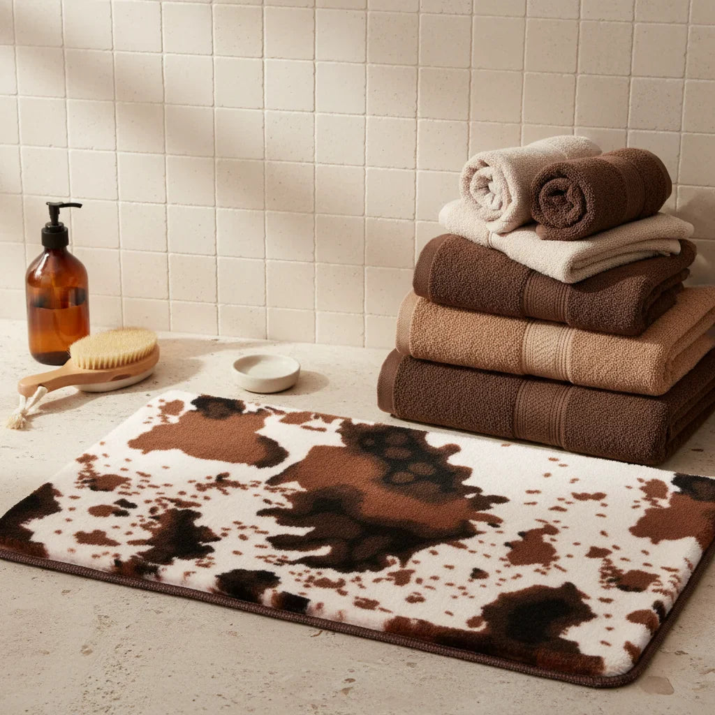 Cow Bath Mat