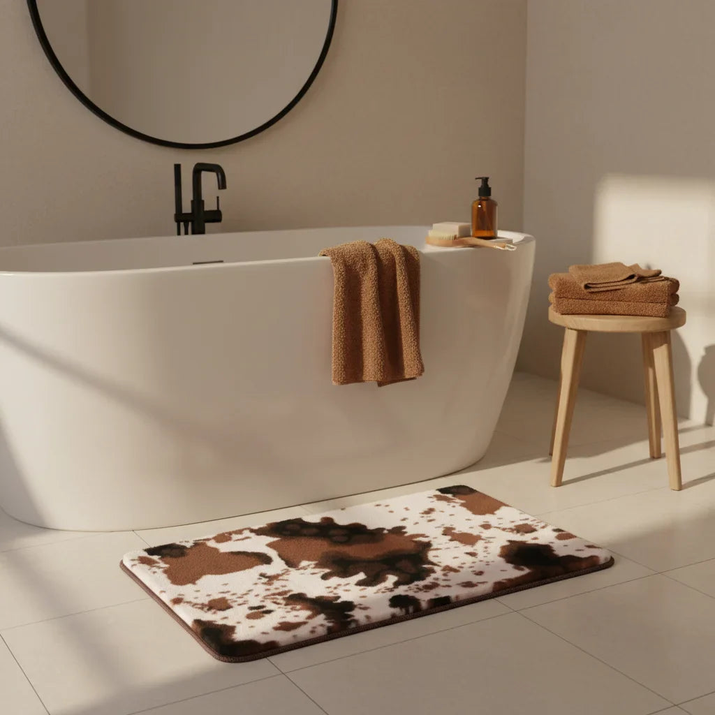Cow Bath Mat