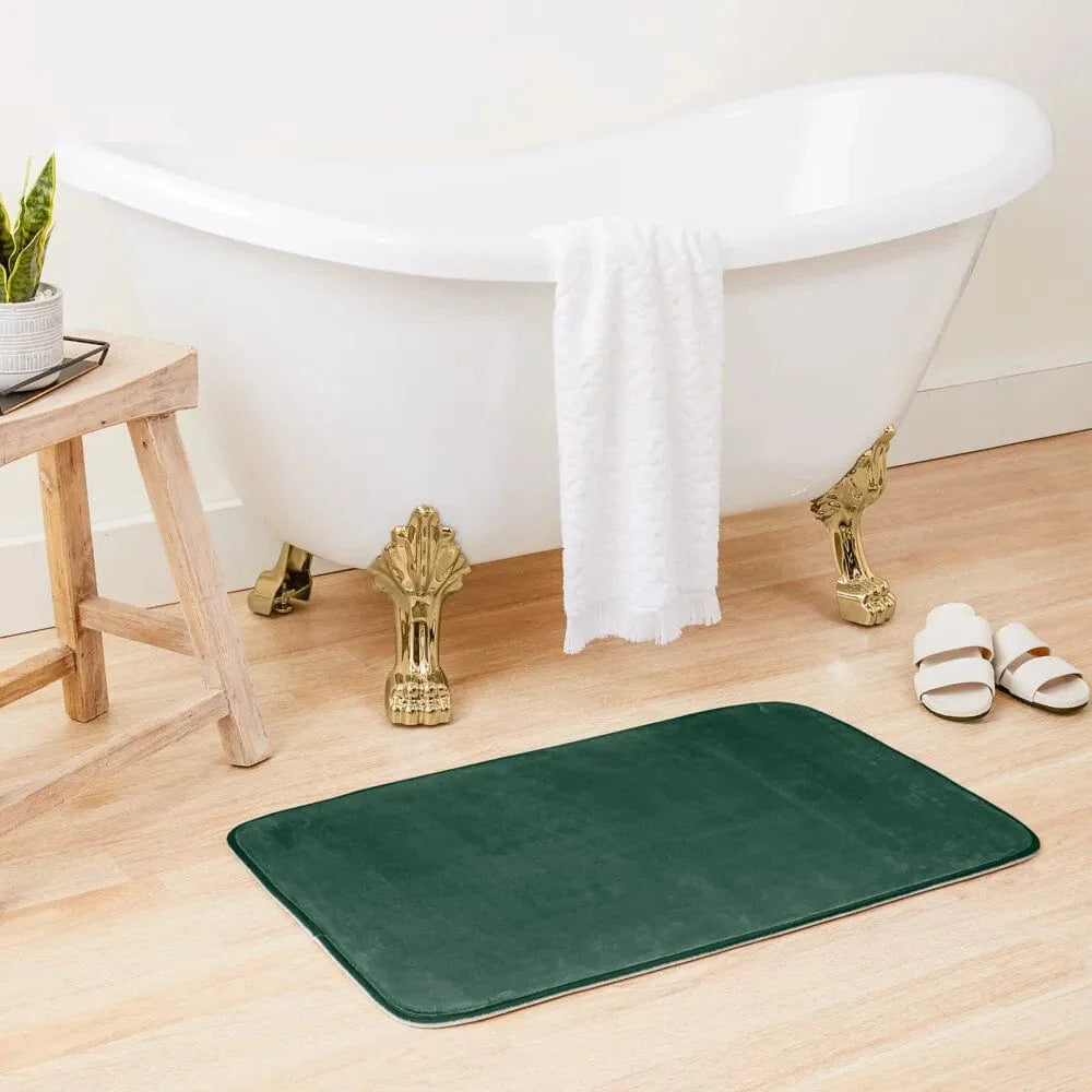 Green Bottle Bath Mat