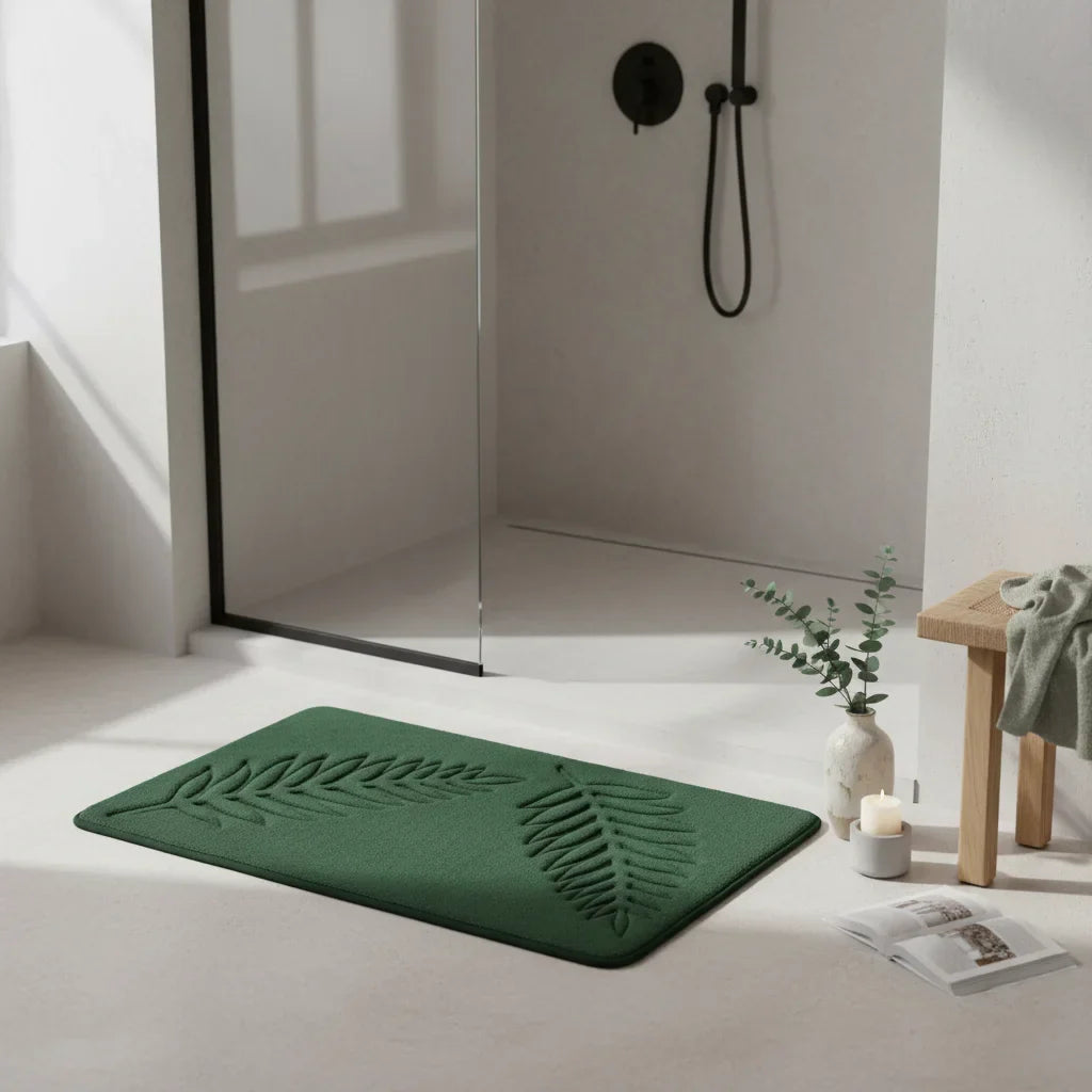Green Emerald Bath Mat