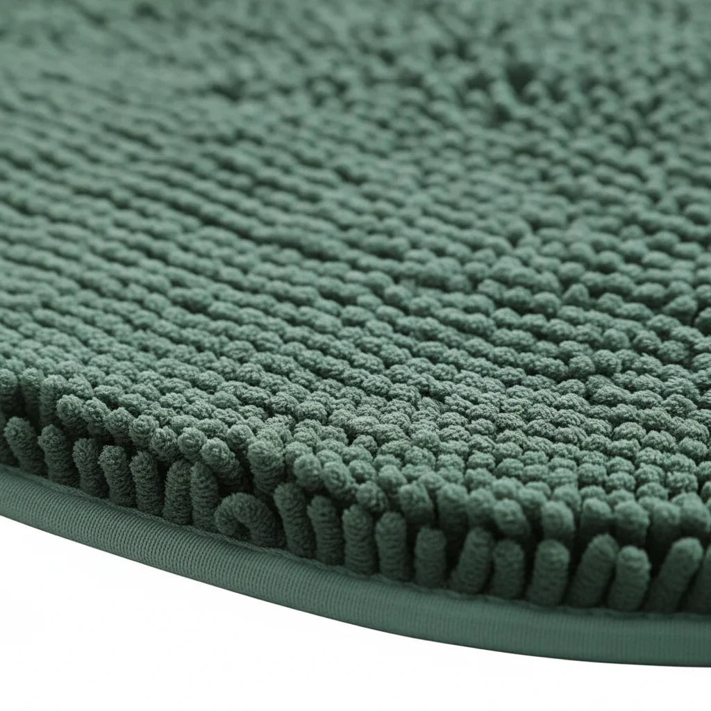 Green Dark Bath Mat
