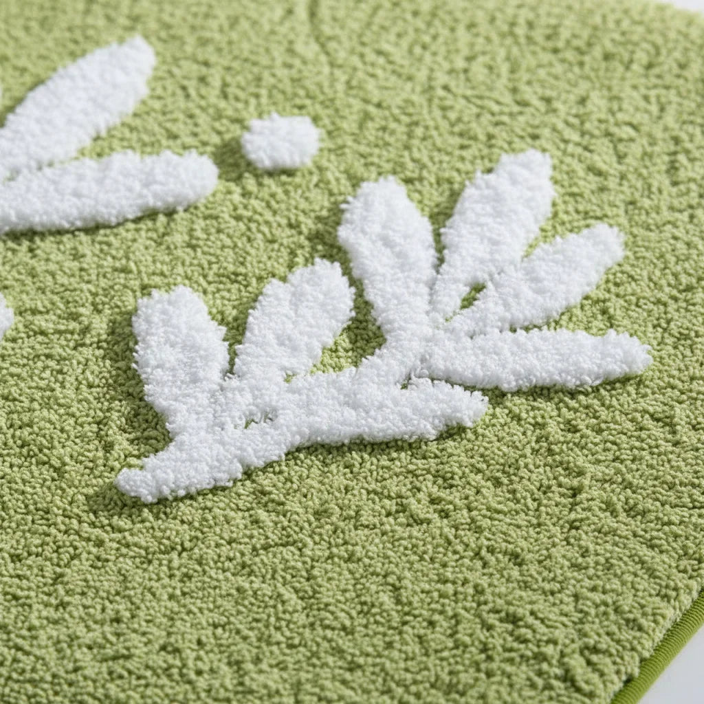 Green Olive Bath Mat