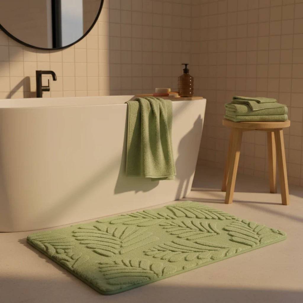 Green Sauge Bath Mat