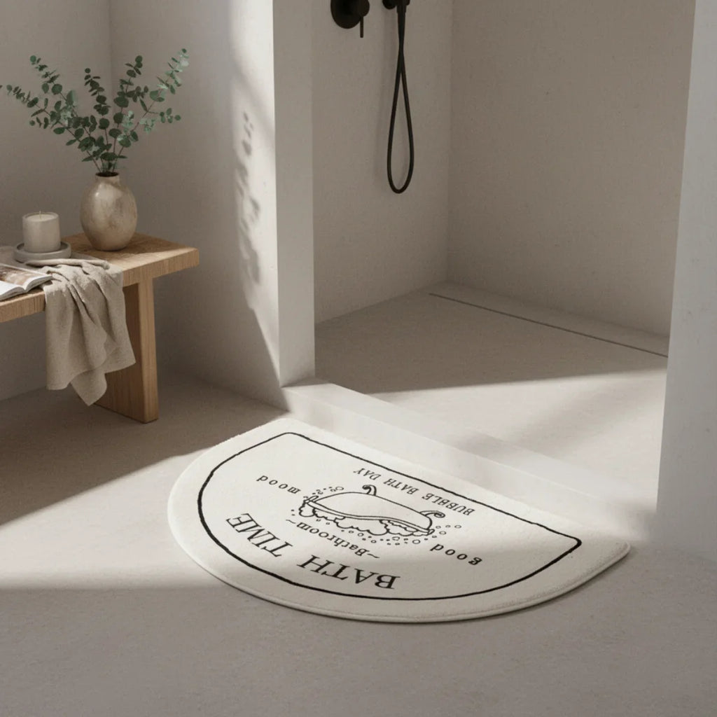 Half Moon Shower Mat